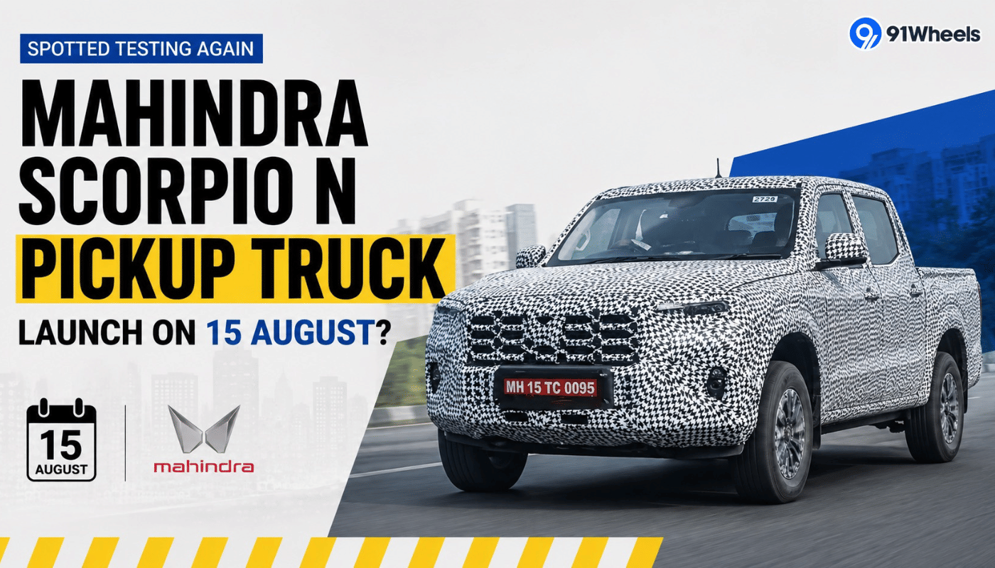 Mahindra Scorpio N Pickup Truck Spotted Testing Again; Launch on 15 August?